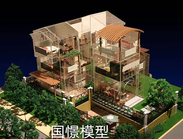 桦南县建筑模型